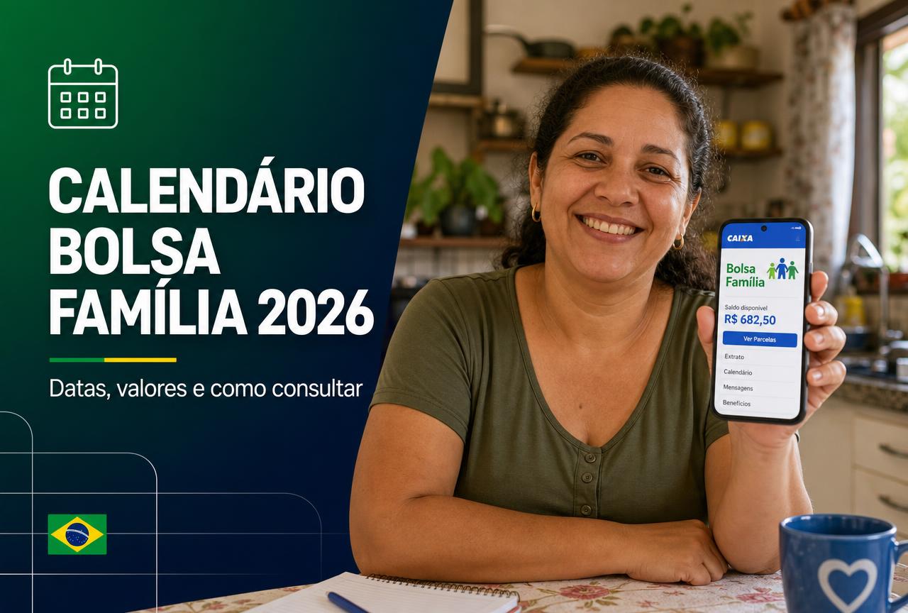 Calendário Bolsa Família 2026: datas de pagamento mês a mês, valores e como consultar pelo NIS